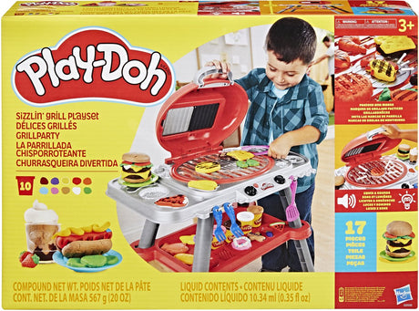 Play-doh glødende grill bbq legesæt