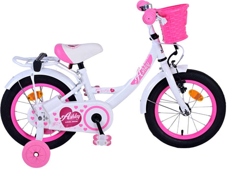 Volare Ashley Children's Bicycle - Girls - 14 tommer - Hvid