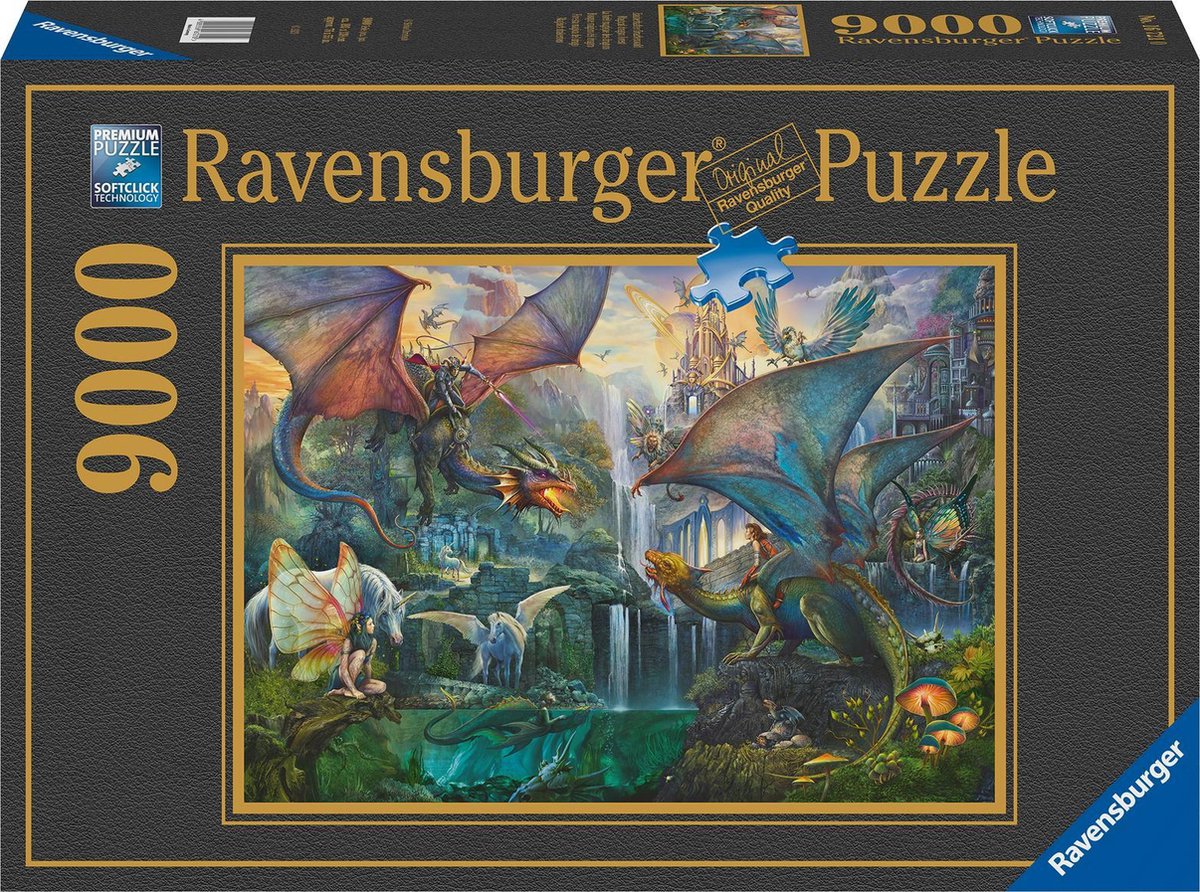 Ravensburger puslespil drageskov - puslespil - 9000 brikker