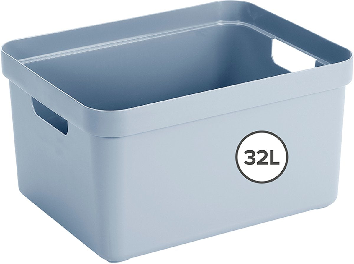 Plieger mini round waskom - 26x26x12cm - marmer bruin