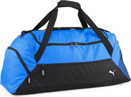 Puma teamgoal teambag l unisex sportstaske - elektrisk blå limonade - sort
