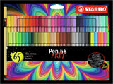 Stabilo Pen 68 - Felt -tip pen - Arty - Set med 65 stykker