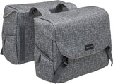 Mondi Joy Double Bicycle Bag - Racktime Snap -it - Vand -Repellent Polyester - 38L - Ivy Walnut
