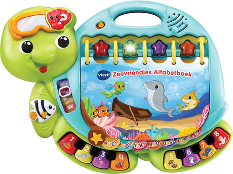 Vtech sea friends alfabetbog - interaktivt legetøj - lær om tal, bogstaver dyr - legetøj 1 til 5 år