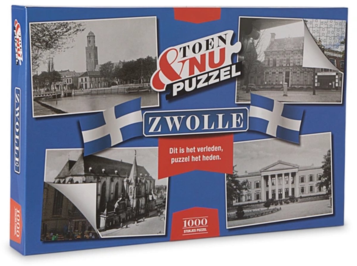 Ad puzzel - toen nu - zwolle