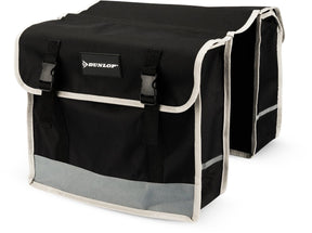 Dunlop - dobbelt cykeltaske - sort - 26 l