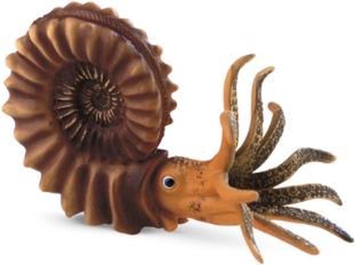 Bullyland 58400 – legefigur og samlerfigur ammonit – ca. 9 cm – naturtro og detaljeret design – ideel som pædagogisk tilføjelse, dekoration eller lille gave til børn fra 3 år.