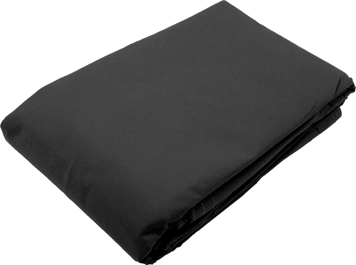 Natur - bunddække fleece - 1 x 10m - 50g m² - sort