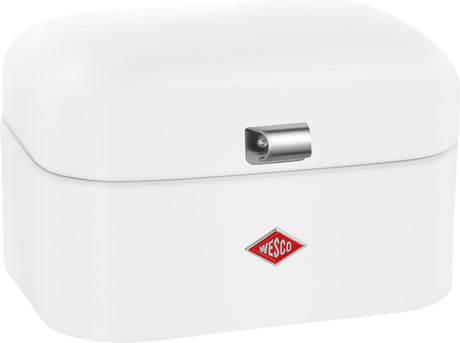Wesco single grandy brødspand | 7,5 liter - størrelse m | metal - mat hvid | opbevaring af brød