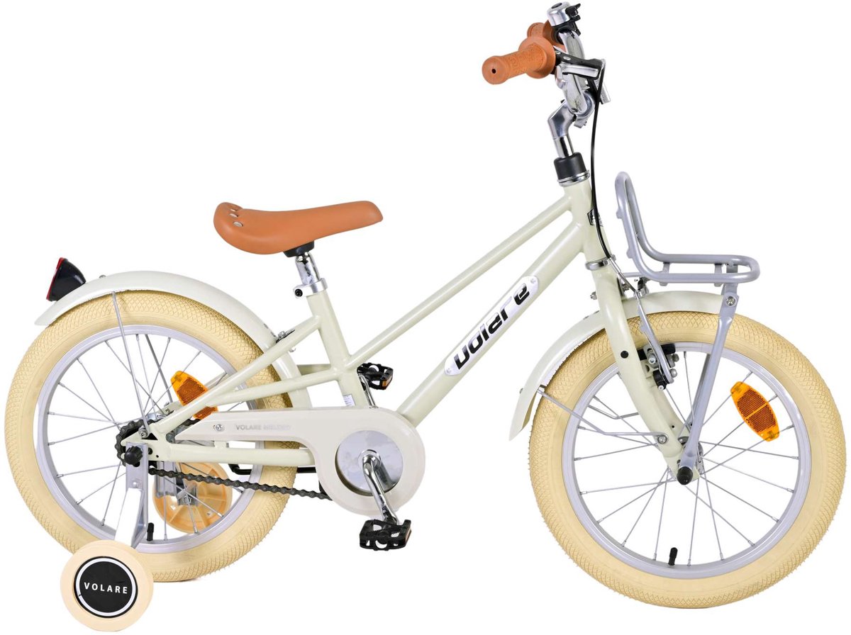 Volare Melody børnecykel - piger - 16 tommer - sand