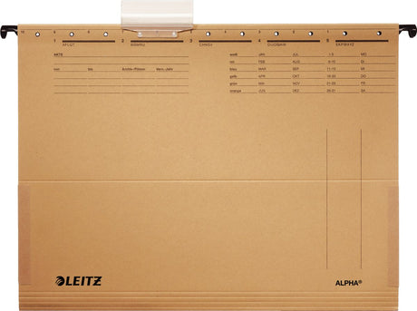 Leitz hængemappe alpha din a4 naturlig-brun 19160000 1 stk.