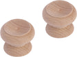Differnz | meubelknop rond - hol - hout | 30 mm | hout