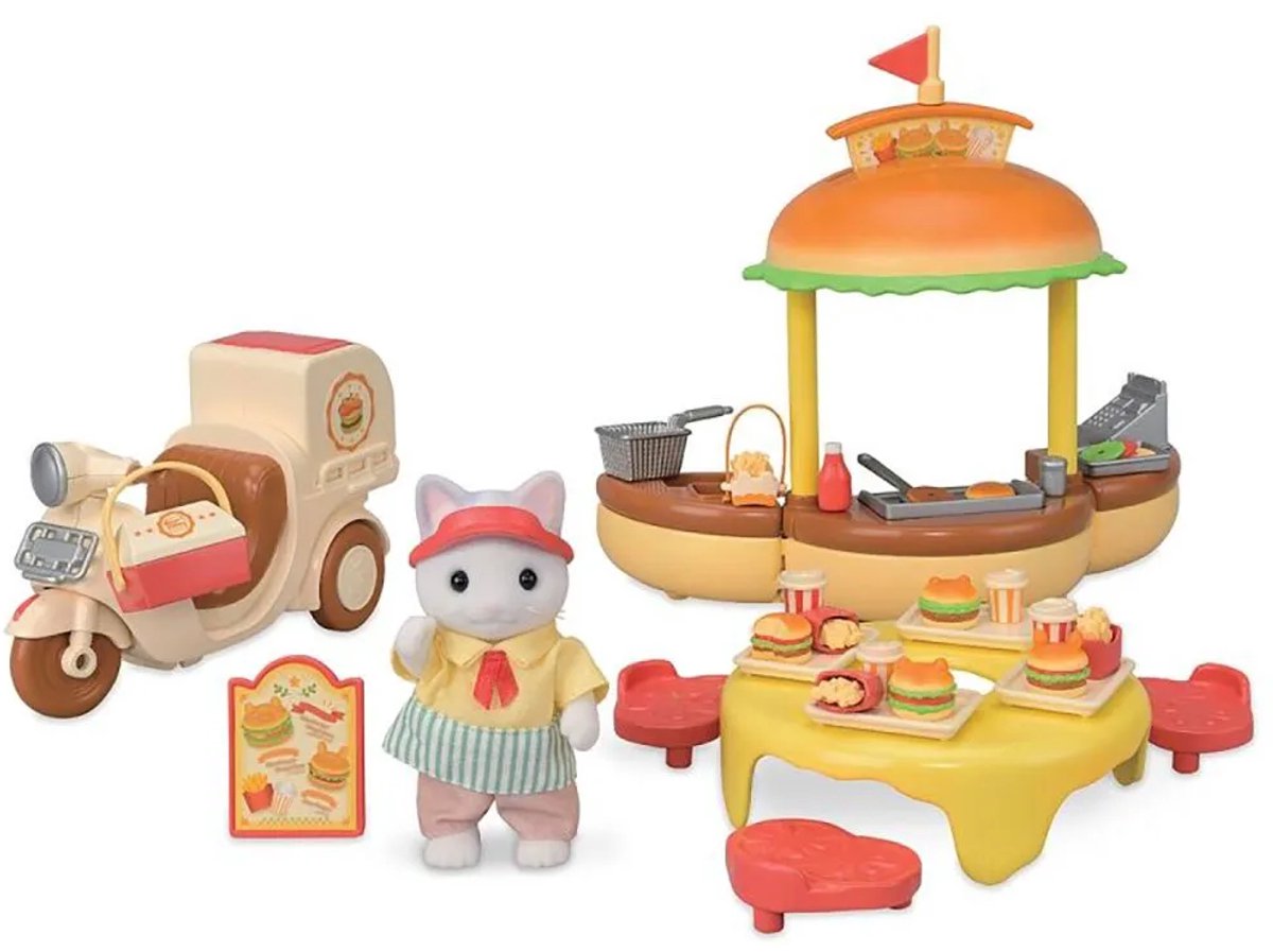 Sylvanian families 5757 hamburgerstand