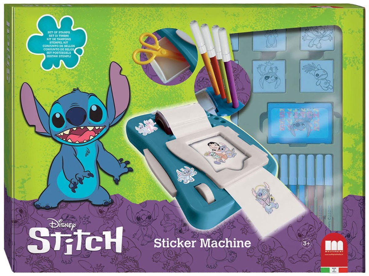 Multiprint klistermærke maskine sæt med lilo og stitch crafting sjov.