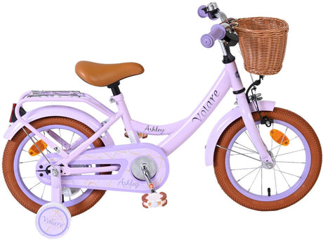 Volare ashley børnecykel - piger - 14 tommer - lilla