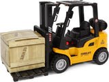 2-play gaffeltruck pull-back - med lys og lyd - 14 cm - fra 4 år
