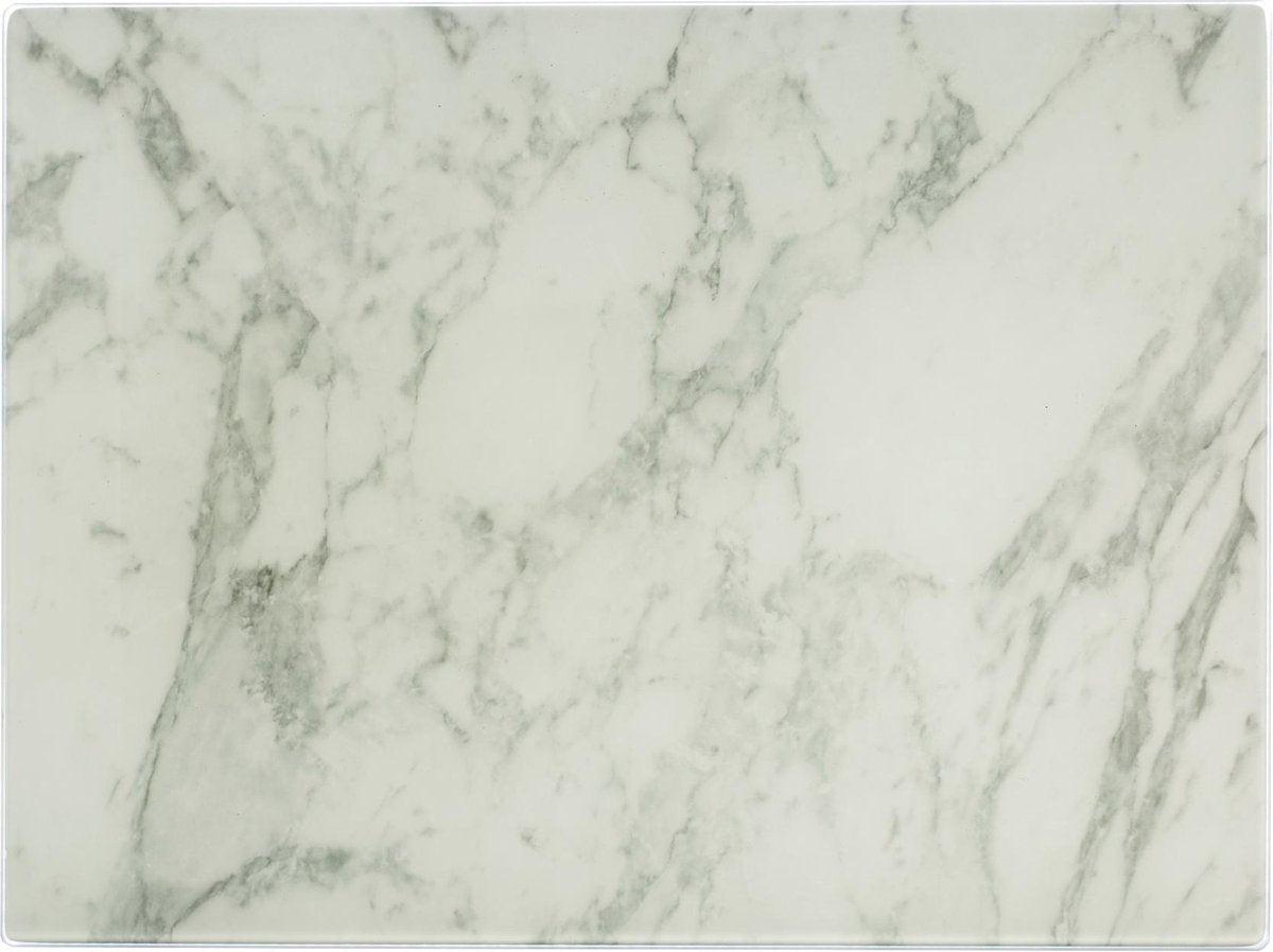 Typhoon bordpladebeskytter i glas - marmor - 40x30cm