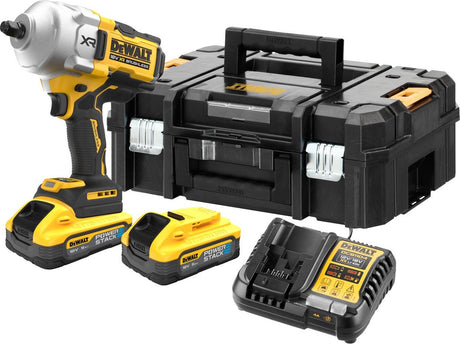 Dewalt dcf961h2t batteri slagnøgle 1626nm 1 2 friktionsring 18v xr power stack 5.0ah i tstak