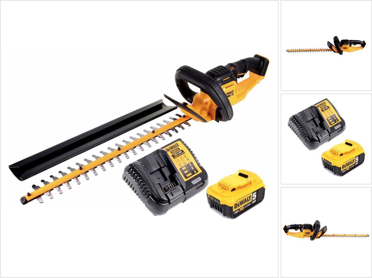 Dewalt dcm563p1 18v li-ion batteri hækkeklipper sæt (1x 5,0ah batteri)