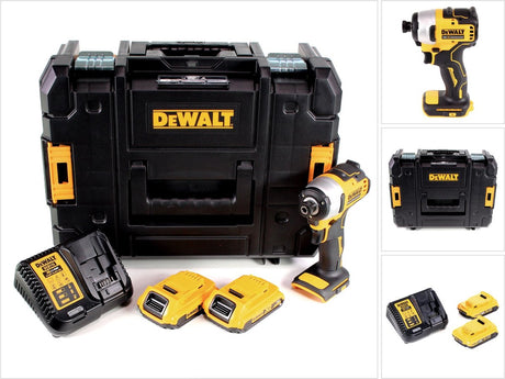 Dewalt dcf809d2t | batteri slagskruetrækker 18v børsteløs i tstak (2x 2.0ah batteri + oplader) - dcf809d2t-qw