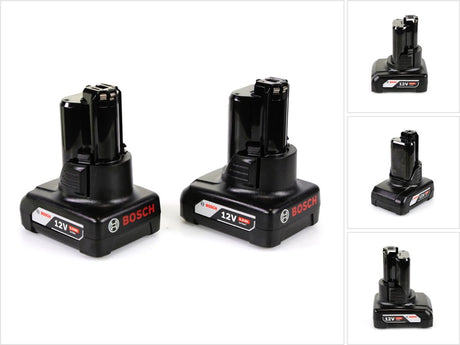 Bosch accuset 12 v met 2x 6,0 ah accu ( 1600a00x7m )