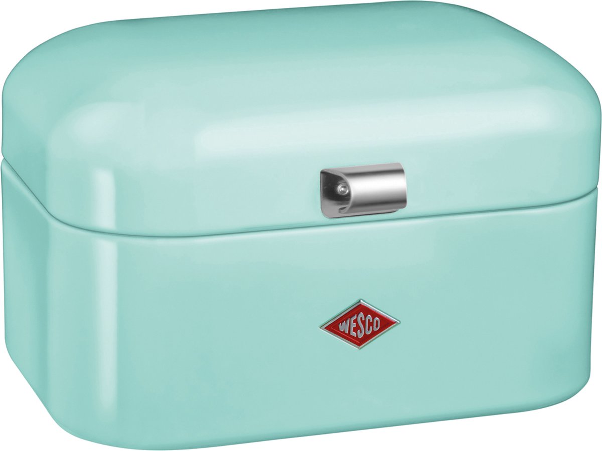 Wesco single grandy brødspand | 7,5 liter - størrelse m | metal - mynte | opbevaring af brød