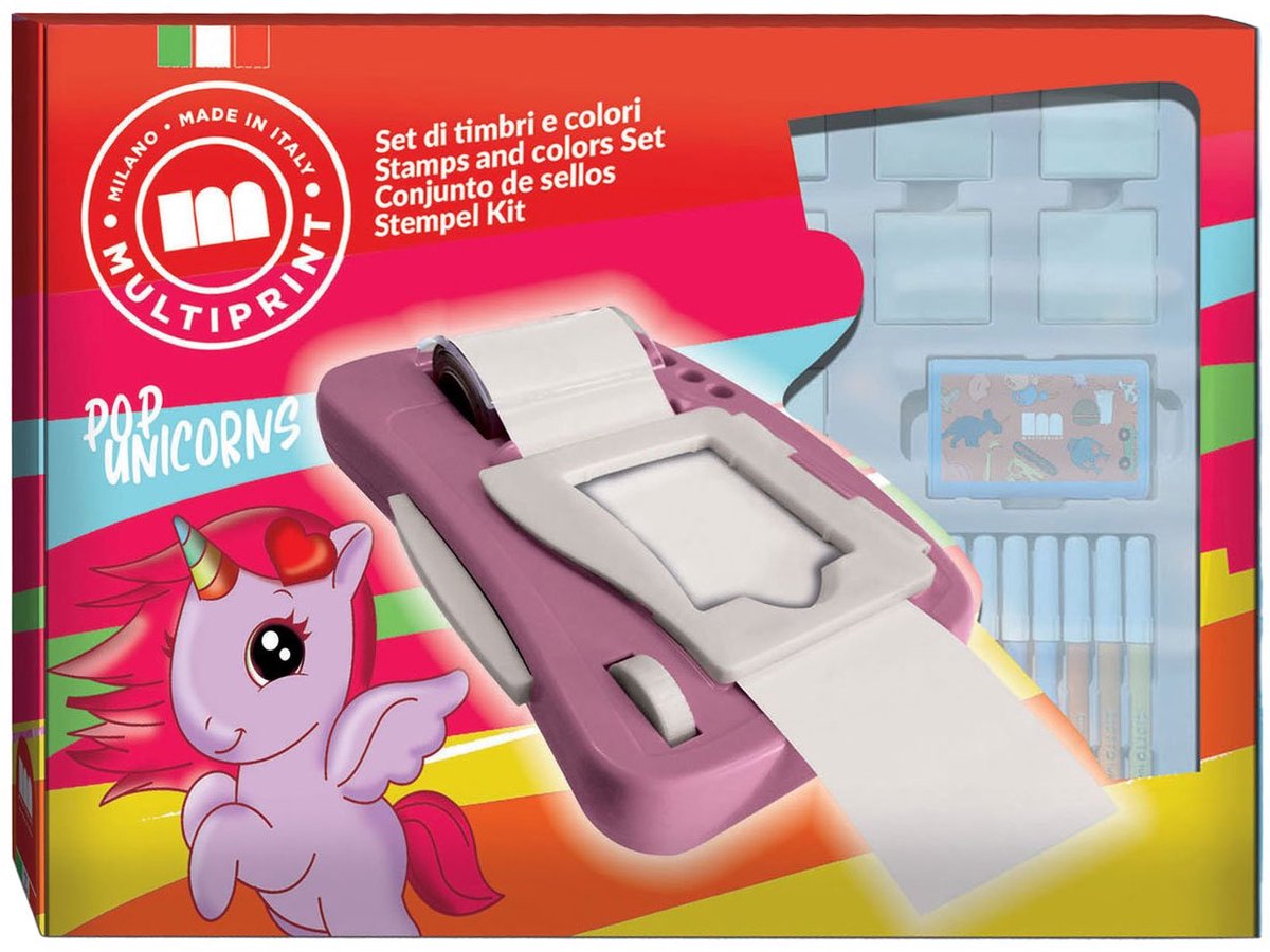 Multiprint Unicorn Sticker Machine Set