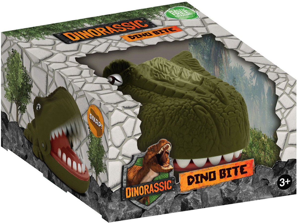 Dinorassic bidespil dino bites - familiespil i 3+ år - uden batterier