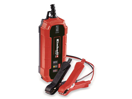 Einhell batterioplader CE-BC 1 m - ladespænding: 6 12 V - max. ladestrøm: 1 A - batterier fra min. 3 til max. 32 Ah - vedligeholdelsesopladningsfunktion - velegnet til gel, AGM, vedligeholdelsesfri bly-syre batterier