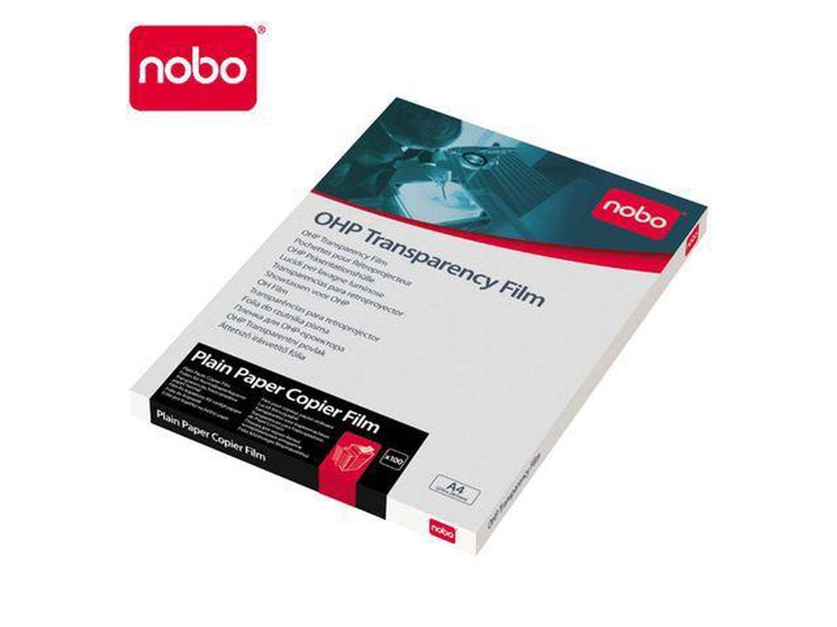 Nobo - overheadprojektor transparenter til kopimaskiner (100 stk)