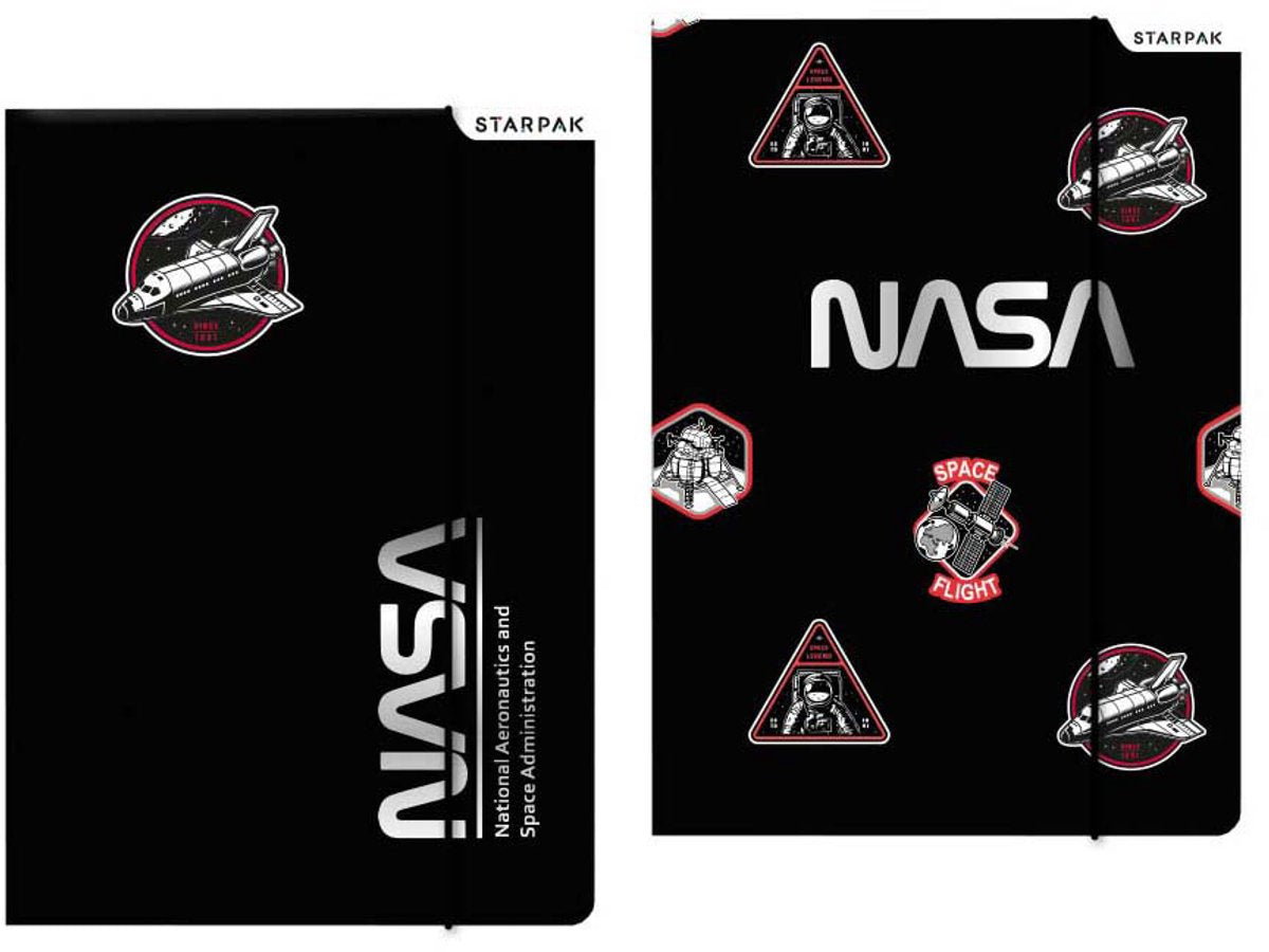 Mappe med elastisk A4 NASA