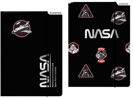 Mappe med elastisk A4 NASA