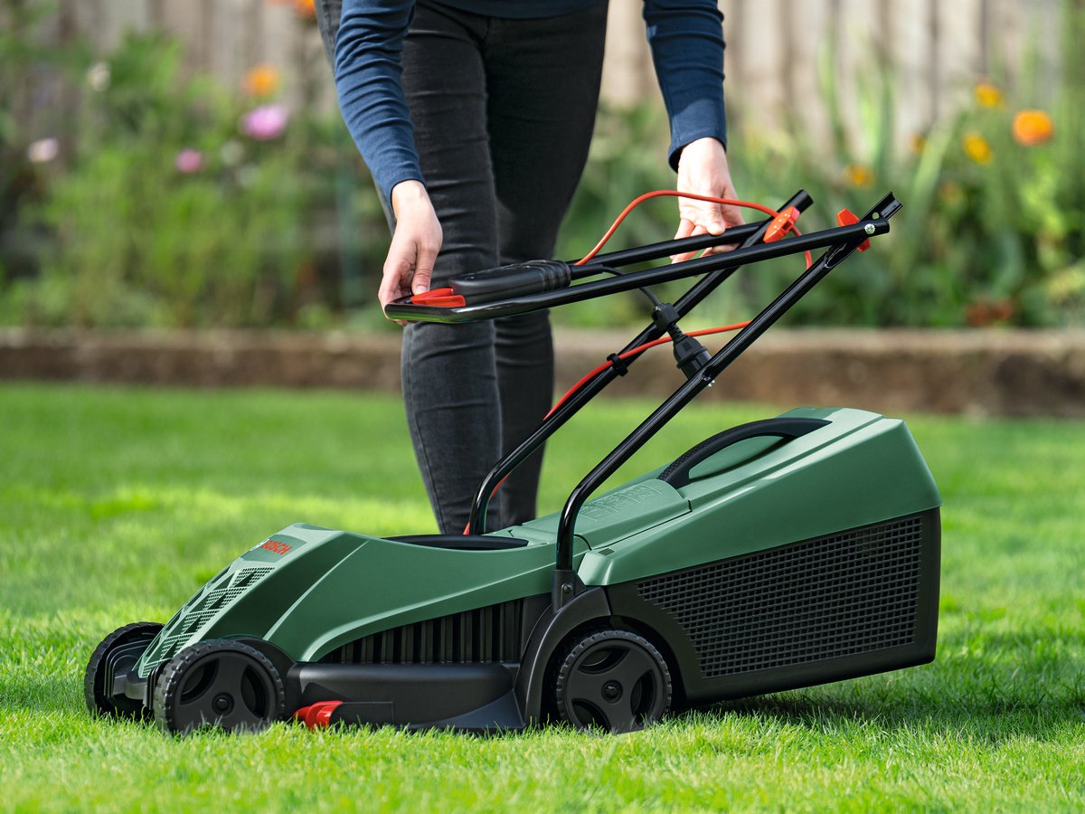Bosch – easyrotak 32-205 – elektrisk plæneklipper – 32 cm – 31 l