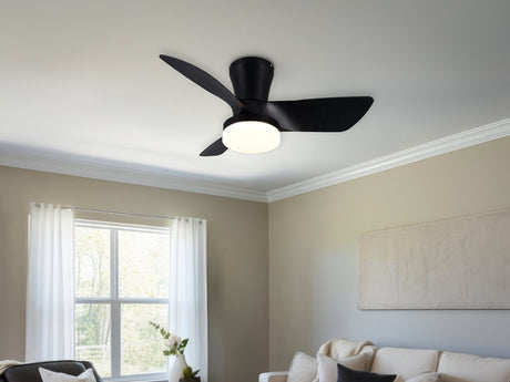 Rl live your light reality randers - ventilator - sort mat - inkl. 1x SMD 20 W - fjernbetjening - integreret dæmper - trinløst justerbar lysfarve - dæmpbar med kontakt - ikke ekstern dæmpbar - hukommelsesfunktion - sommer- og vintertilstand - 6 gear