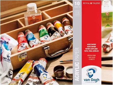 Van gogh acrylverf papier - wit - fsc mix