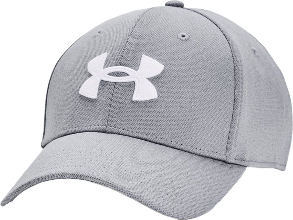 Under armour m lynende lav str-grå herrekasket - stål - hvid