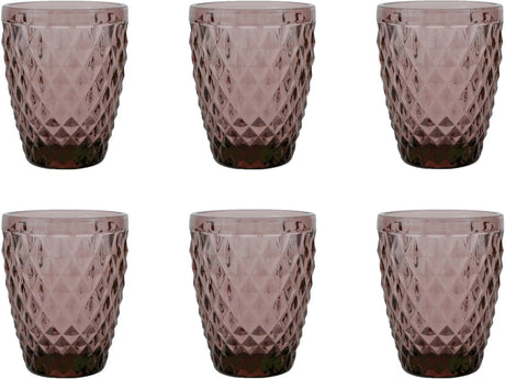 Medard de noblat - diamant - glas 22 cl - lilla - 6 stk