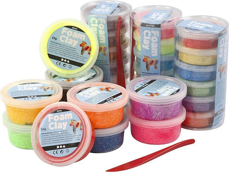 Foam clay https: www.cchobby.nl foam-clayr-glitter-diverse-colours-28-doosje-1-doos