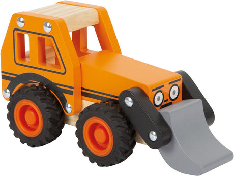 Lille fod - trægravemaskine orange