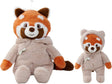 Simba legetøj plys - kæletøj rød panda siddende - 21cm - beige