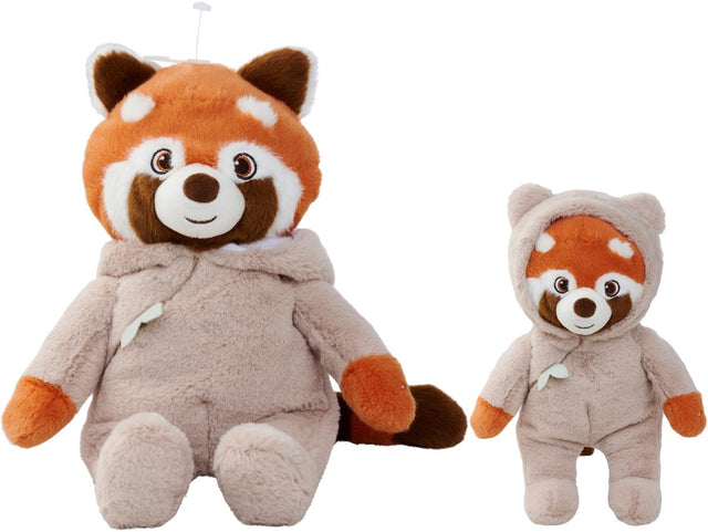 Simba legetøj plys - kæletøj rød panda siddende - 21cm - beige