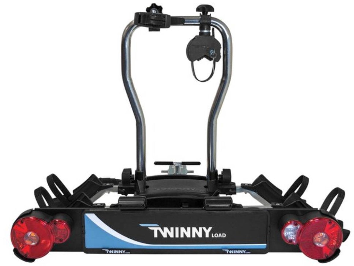 Twinny load fietsdrager e-carrier ii – max 2 elektrische fietsen – maximaal 60 kg - kantelbaar – drager fietsen afsluitbaar – 13 polige stekker - typegoedkeur rdw e4-26r
