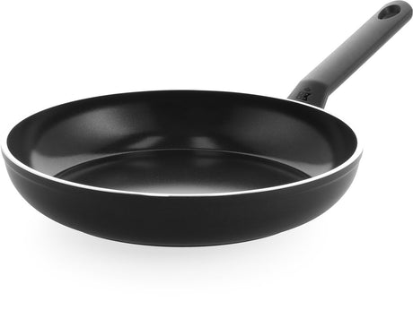 Bk easy induktionsgryde 28cm - pfas-fri non-stick belægning - induktionsstegepande - keramisk pande - ovnsikker op til 160°c - kolde håndtag - sort