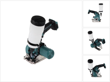Makita cc 301 dz batterioplader 10,8v + 500ml vasketank - med batteri og oplader