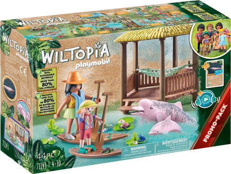 Playmobil wiltopia - padletur med floddelfinerne - 71143