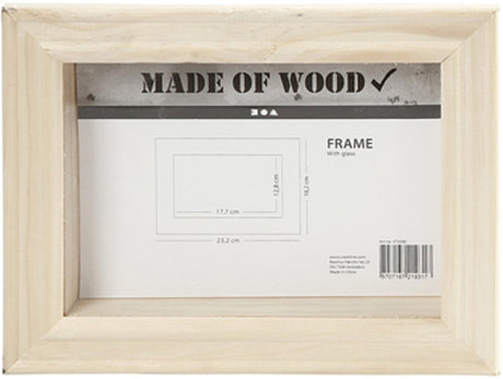 Creativ company 3D stel med glas, D: 2,5 cm, mål 18,2x23,2 cm, 1 stk.