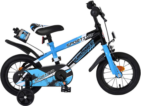 Volare sportivo børnecykel - drenge - 12 tommer - blå sort