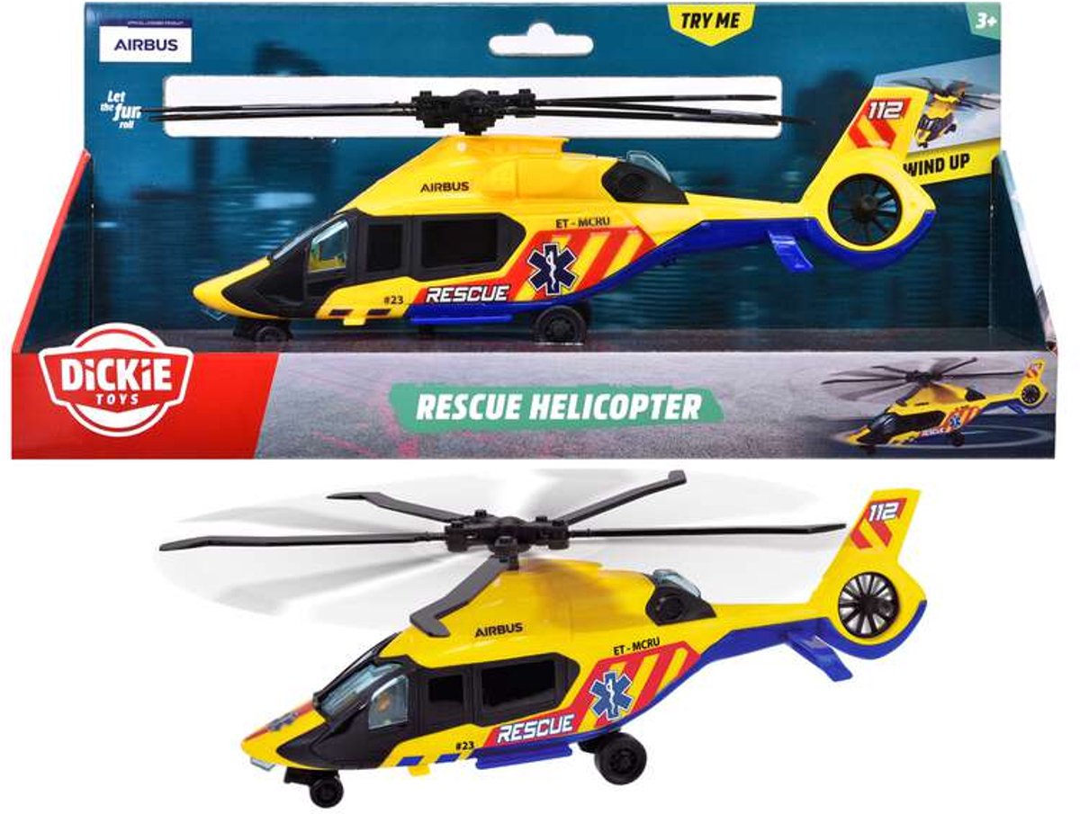 Dickie h160 redningshelikopter gul - 203714022