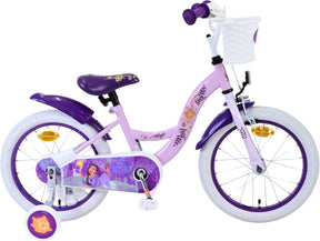 Volare Disney Wish børnecykel - piger - 16 tommer - lilla
