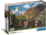 Clementoni puslespil charmerende matterhorn, 500 stk.